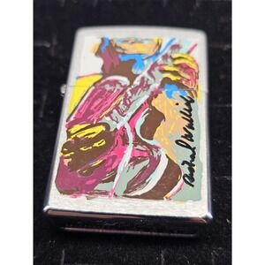 Rare Zippo Lighter Limited Edition Richard Wallich Guitar Zippo oil lighter 1998